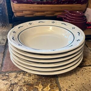 Longaberger soups bowls VGUC